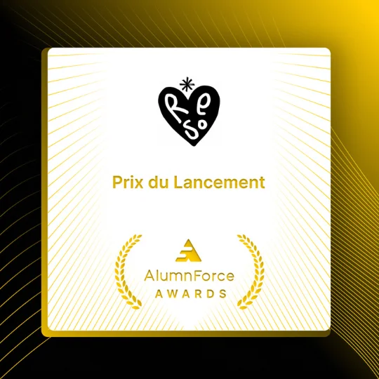 Award Meilleur lancement plateforme alumni