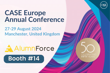 AlumnForce partner of CASE 2024 at Manchester