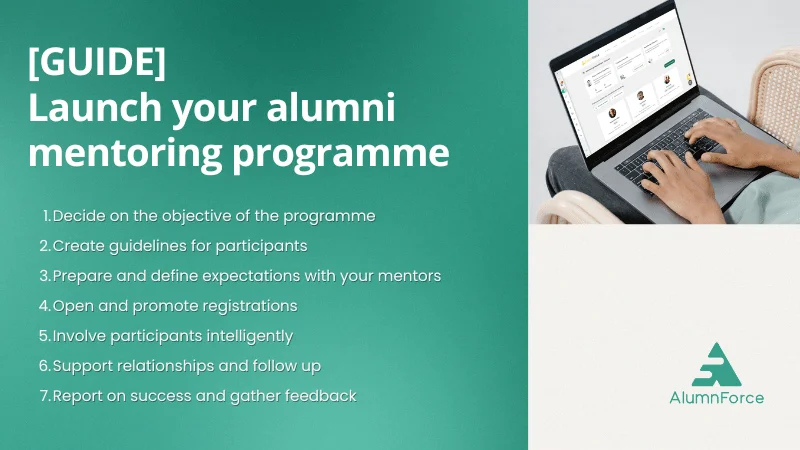 7 steps to launching an alumni mentoring programme